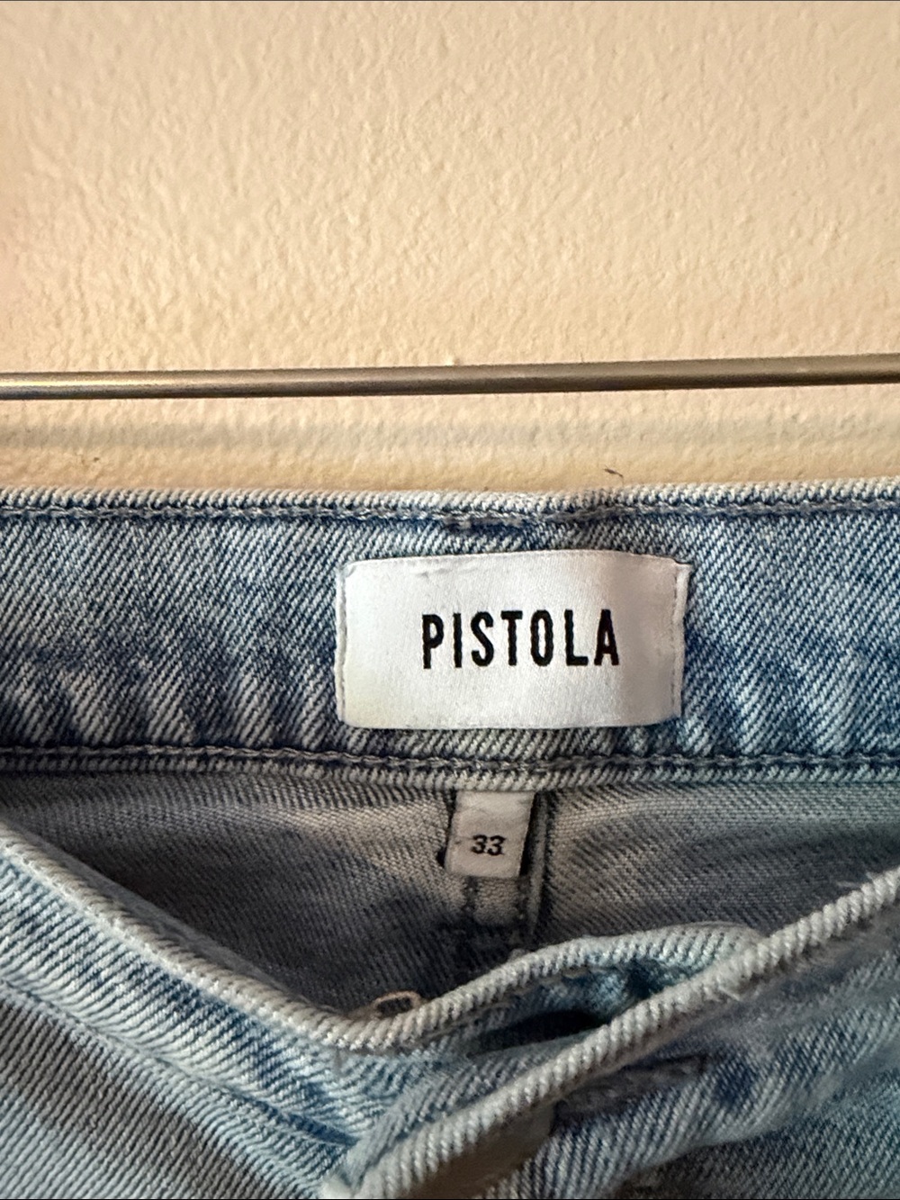 Pistola Lana Crop Jeans Size 33 - Picture 3 of 5
